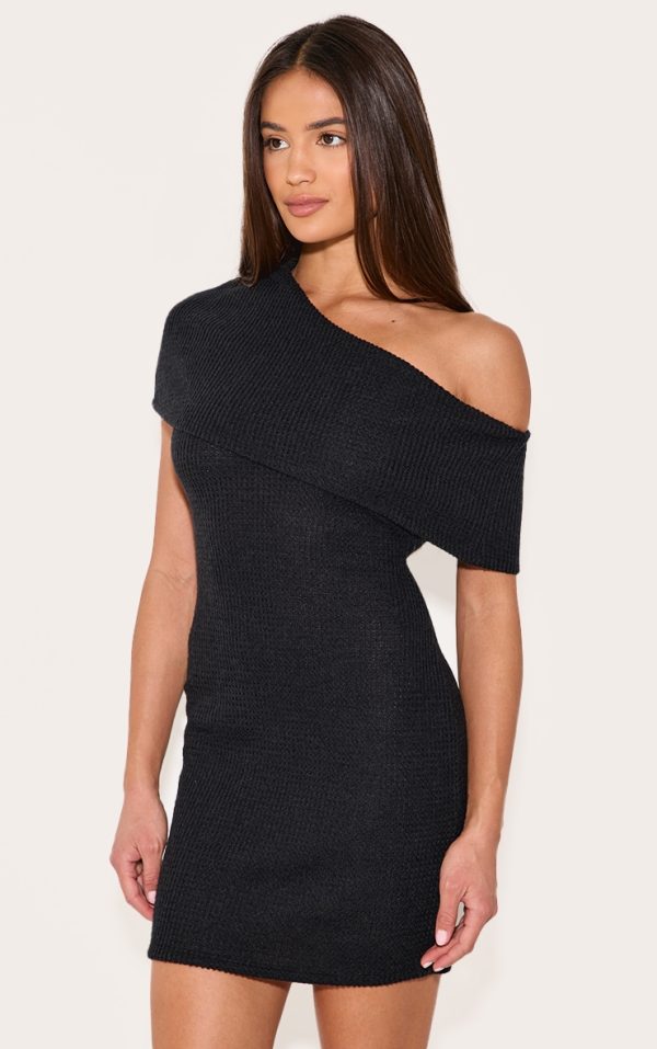 00292d3053e3ea6f60b75fd03c8b86e93aaa8f98_CNM0373_1_black_brushed_rib_asymmetric_bodycon_dress