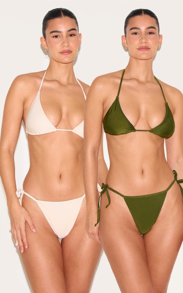 0032d60b2b9f0c812de16ef1c16c2cb82d7f8b17_CNM1629_1_olive_and_cream_2_pack_triangle_bikini_set