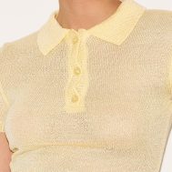 00cb22b0c5c03519acd566aa73b334f2d2dd8b8d_CNM9269_4_yellow_sheer_knit_polo_top