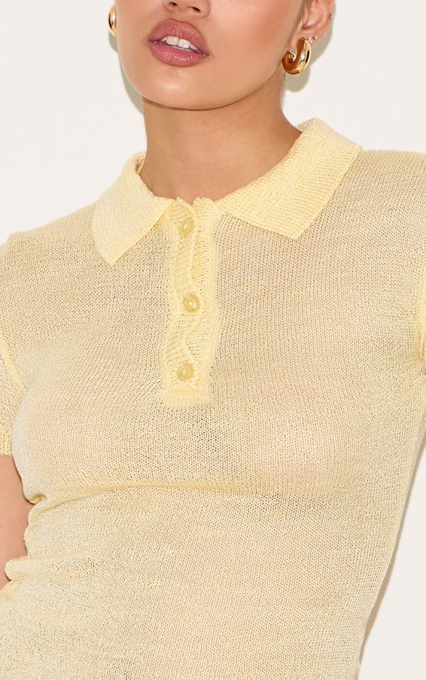 00cb22b0c5c03519acd566aa73b334f2d2dd8b8d_CNM9269_4_yellow_sheer_knit_polo_top