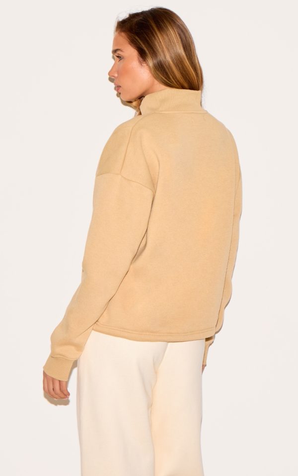 00f3931d0ae662d61b40cc45b854162141af341a_CNL8054_2_latte_drawstring_hem_quarter_zip_sweatshirt