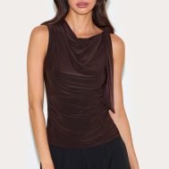 01a62e4987b6978e6aa9112f937bd0023f934318_CNM6634_1_chocolate_double_layer_slinky_shoulder_tie_detail_top