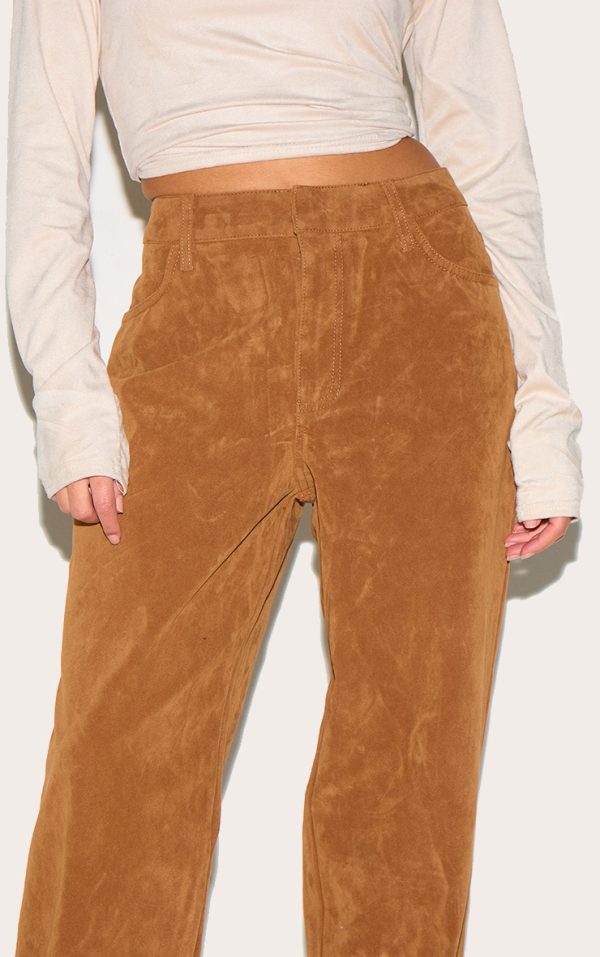 022725ef7904981c478bece7fd6a47791f32463e_CNL8398_4_petite_deep_tan_faux_suede_mid_rise_straight_leg_trousers