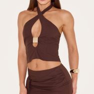 029216eedd5a7168ff837554e34f7b0f1d27b035_CNM4455_1_tall_chocolate_trim_detail_halterneck_crop_top