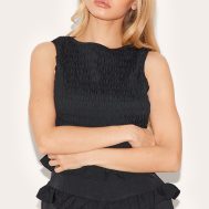 02d4bce7e1856765d0d8175b61a865bbb634d987_CNL9289_4_black_woven_shirred_boat_neck_playsuit