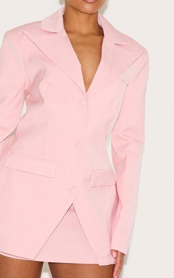 0330e1c4534bc4f475dbe24df7c6f1d98932e6eb_CNM8298_4_shape_blush_linen_look_split_hem_cinched_adjustable_waist_blazer
