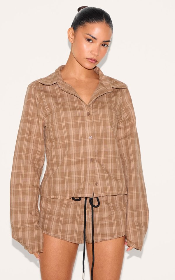 033cf109d6ae7e28d3d974e174243a3de14fd979_CNM3456_1_petite_chestnut_check_woven_shirt