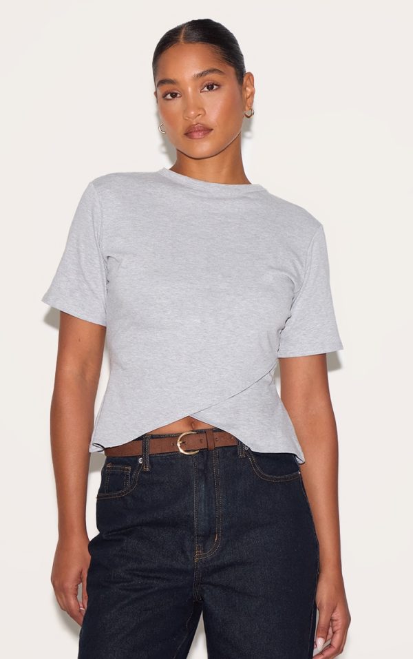 044aff1586ee4bc71f3d7a6d2de049b9d0ad21ba_CNM6000_1_grey_marl_cotton_ruched_side_detail_t_shirt