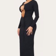 04c22f24c0cf6ff2e251872494c5939d36f6612f_CNK8795_3_shape_black_sculpt_plunge_front_strappy_waist_long_sleeve_maxi_dress