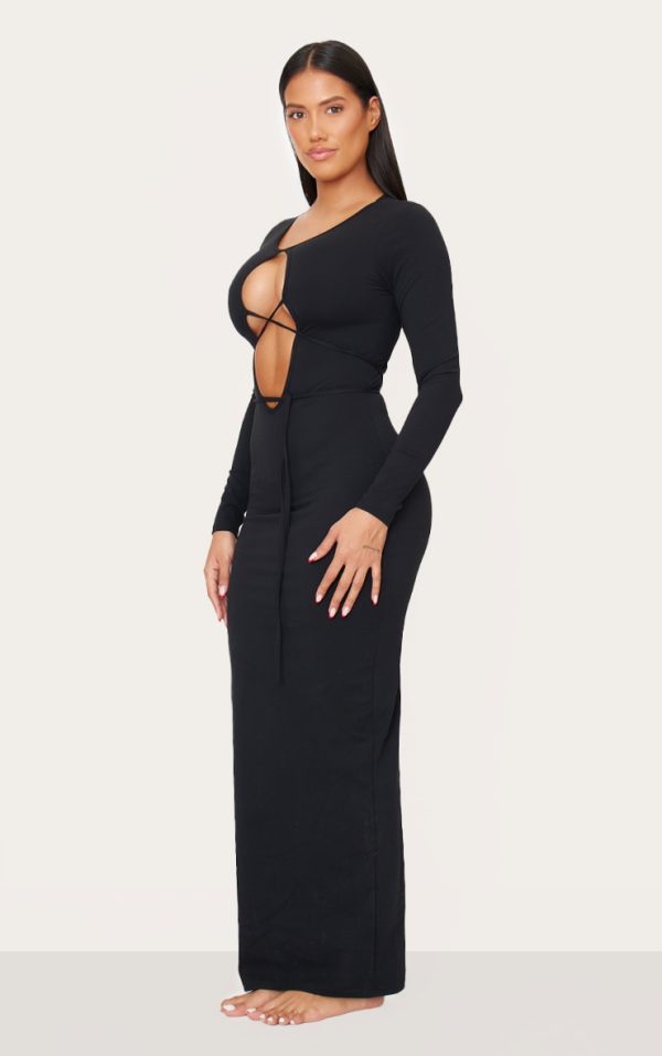 04c22f24c0cf6ff2e251872494c5939d36f6612f_CNK8795_3_shape_black_sculpt_plunge_front_strappy_waist_long_sleeve_maxi_dress