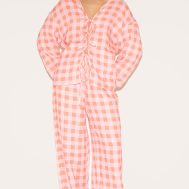 04c8df6db5d13734bccbee2f73d8f76f141d0681_CNM1760_1_orange_checked_cheesecloth_tie_waist_wide_leg_trouser