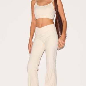 Bone Sculpt Wrap Waist Yoga Pants