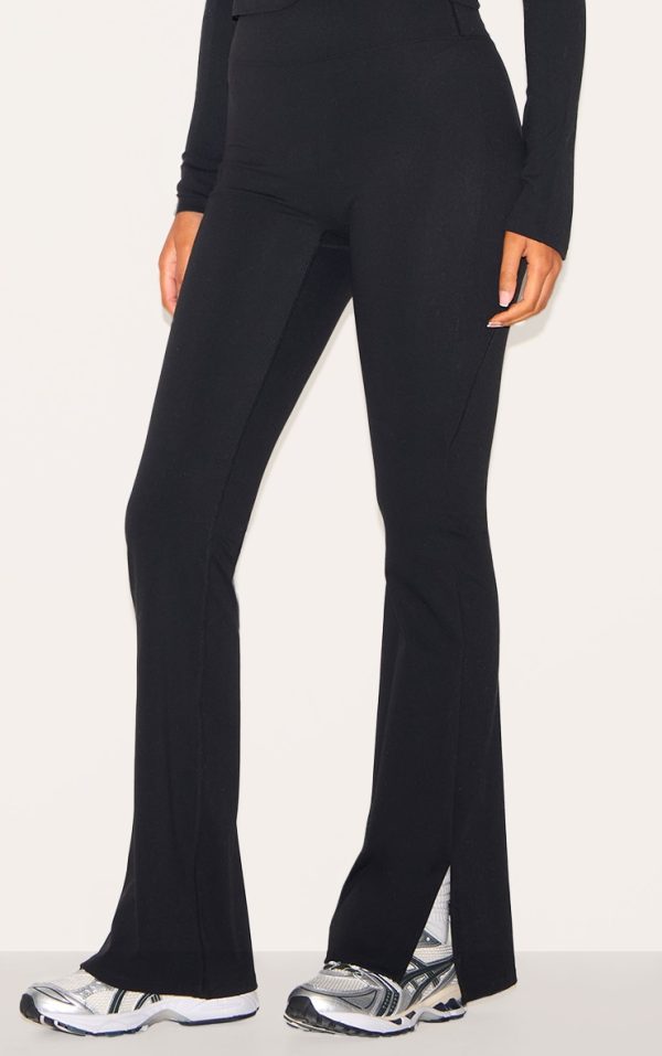 0579ab5748ff278f50e811383a339ccd3fd745f5_CNM1160_2_tall_black_contour_sculpt_seam_detail_flare_leggings