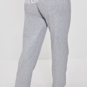 PRETTYLITTLETHING Shape Grey Marl Printed Back Oversized Joggers
