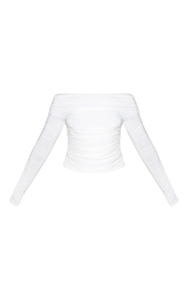06bdef2a0bc476ceab8f2fa455988334a9983171_CNM5812_5_cream_double_layer_slinky_ruched_detail_bardot_long_sleeve_top-1