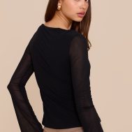 06d3265c17420ebec4cb444905a508cc66a59cba_CNN0205_2_black_stretch_chiffon_loose_fit_flared_long_sleeve_top
