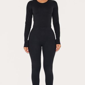 Petite Black Contour Sculpt Leggings