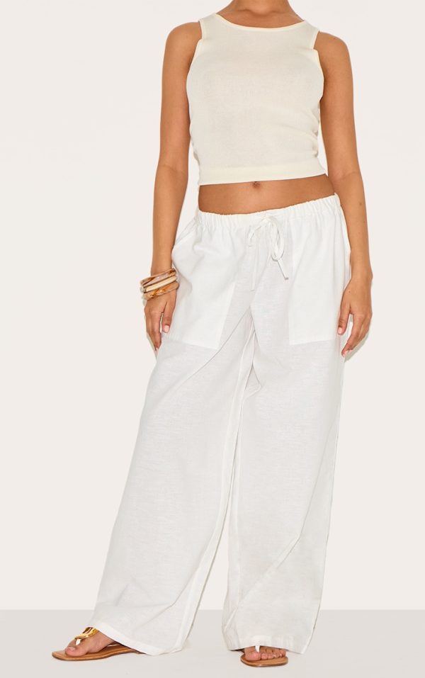 075e4c3244761ffd6f95ee0d18c606deb16e4364_CNM3978_2_petite_white_linen_drawstring_waist_trousers