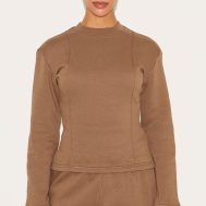 084db9d8655c621bf781fb884b98a6a2d0d7547f_CNM7252_1_petite_mushroom_long_sleeve_waist_cinched_sweatshirt