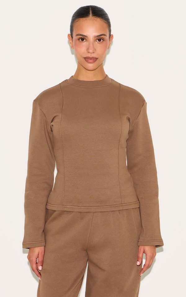 084db9d8655c621bf781fb884b98a6a2d0d7547f_CNM7252_1_petite_mushroom_long_sleeve_waist_cinched_sweatshirt