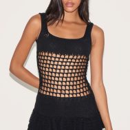 087827a018f8f1378c234eaf2fbf756a5179c5b8_CNL7650_1_black_crochet_double_frill_hem_dress