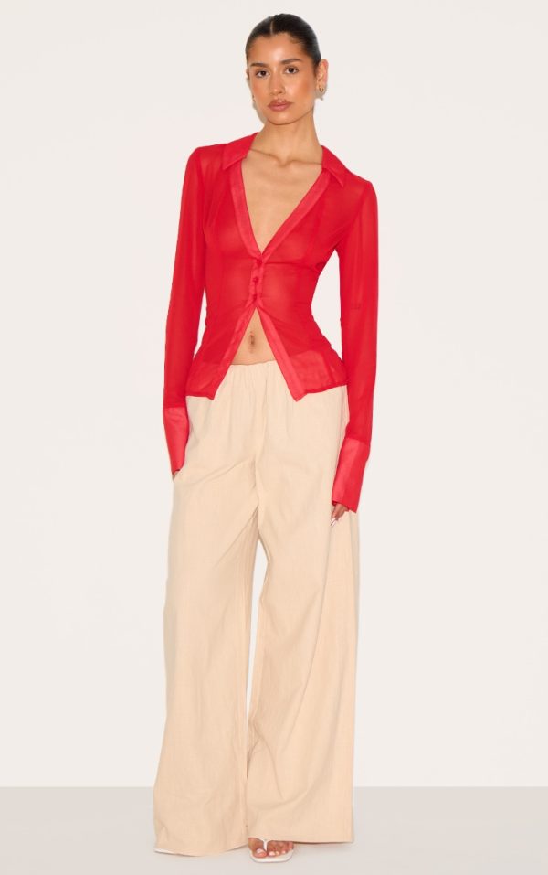 093b8287347537815bbb610758fe473956b71acc_CNM7560_3_tall_red_mesh_button_front_blouse