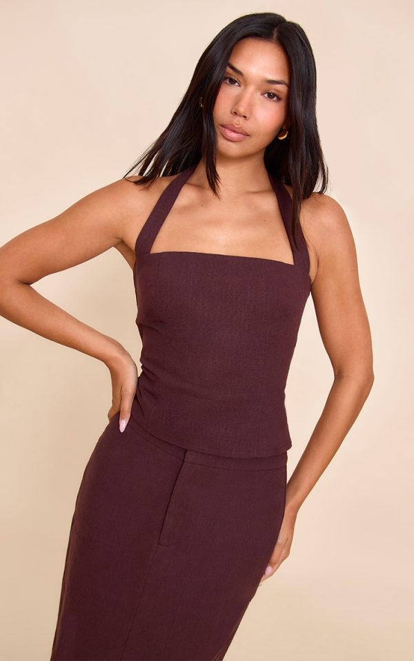 09f68fdaedb1837df0ebb2445669944fc2c717fa_CNM6074_4_deep_chocolate_premium_linen_a_line_maxi_skirt
