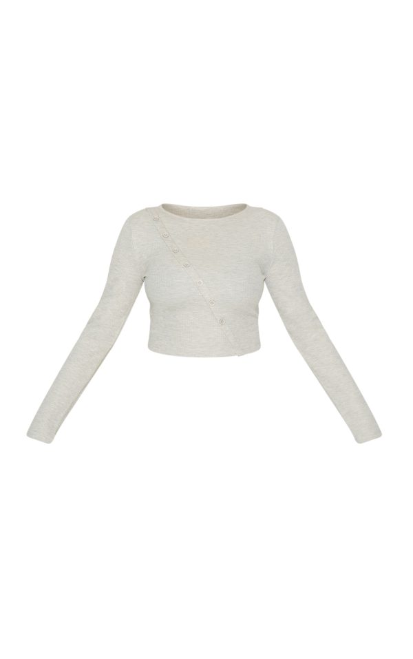 0a446962104ec26ff66120d7b15138aaf23f2c07_CNM2095_5_plus_grey_marl_asymmetrical_waffle_button_crop_top