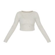 0a446962104ec26ff66120d7b15138aaf23f2c07_CNM2095_5_plus_grey_marl_asymmetrical_waffle_button_crop_top