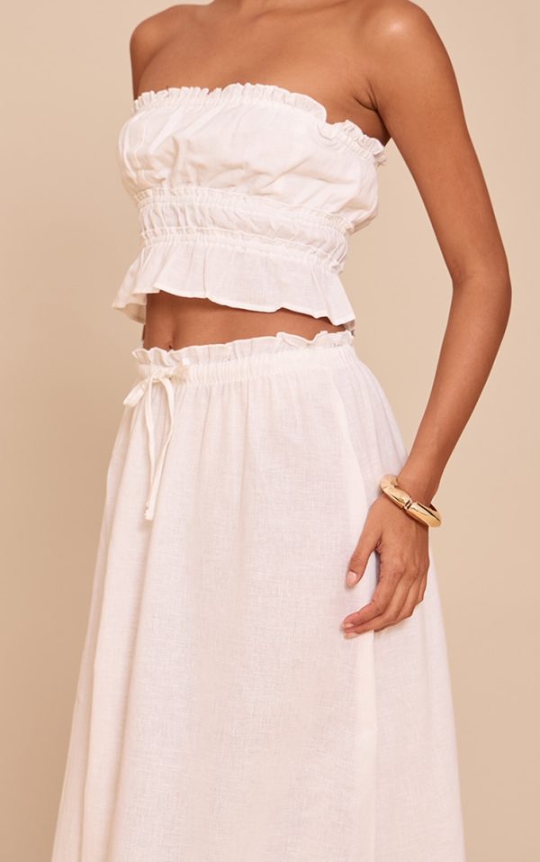0b4f93aa53749b4e848c9aad44f82de67807edae_CNM3226_4_white_linen_blend_shirred_waist_maxi_skirt