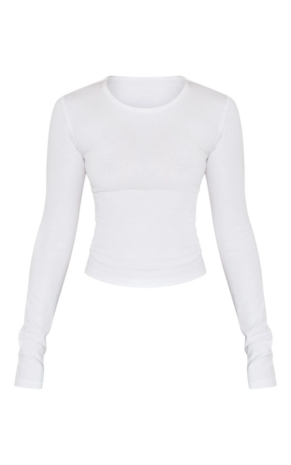 0bb29d2f16b58a1ead47f5f7371cc80536e6757f_CNK4664_5_petite_white_premium_cotton_long_sleeve_fitted_t_shirt