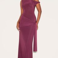 0ca5c2d0c84757a8457eb2d99fa67f5683689fb4_CNM7986_3_wine_slinky_off_shoulder_wrap_detail_maxi_dress