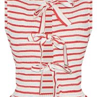 0cf3b714e17f48de7f653d7af211df51351c3861_CNM5265_5_tomato_red_stripe_tie_front_extreme_shirred_top
