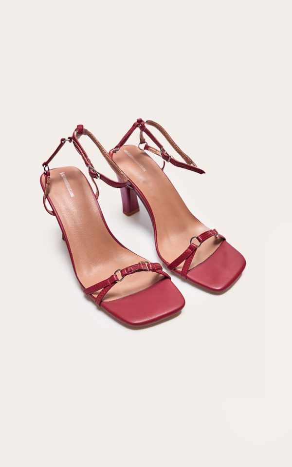 0d0ba4e80c87abf3dc64385793eaf6c40856bb95_CNH6967_2_burgundy_pu_square_toe_buckle_detail_barely_there_mid_heeled_sandals
