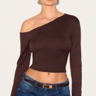 0d6f1a596ae9d0f1890c6ec0ab1de6161dd8bd75_CNM2406_1_chocolate_cotton_asymmetric_fitted_long_sleeve_top