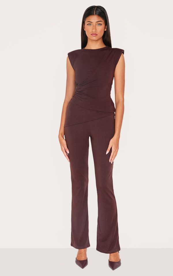 0edb40fae731b77bba7bac1bead9cbe8776d019c_CNL4829_1_chocolate_jersey_ruched_wrap_skinny_flare_trousers
