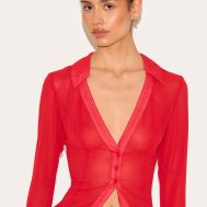 0eff7b47ea0ae8e4281ad8f2e099b4ef9d76811c_CNM7560_4_tall_red_mesh_button_front_blouse
