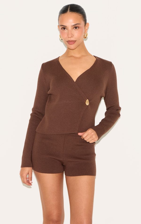 0f0348ed744bcf2fe30d2941271f544f906a34e7_CNM8346_1_petite_chocolate_asymmetric_compact_knit_cardigan