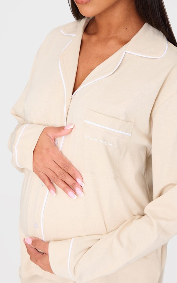 0f12bbf1af3cc29d7969ed9fa61b63114c407c0e_CNL2725_1_maternity_sand_mama_long_sleeve_pj_top