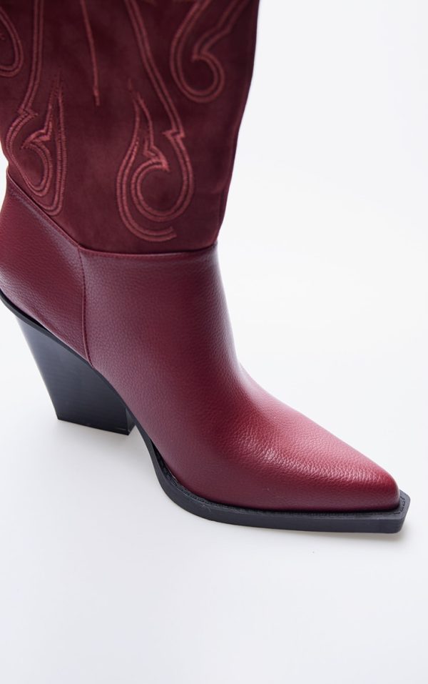10180b37ccfe41bf4a6827aca72cd936dd42eb99_CNJ0504_4_burgundy_faux_suede_point_toe_knee_high_stitch_detail_block_heel_western_boots