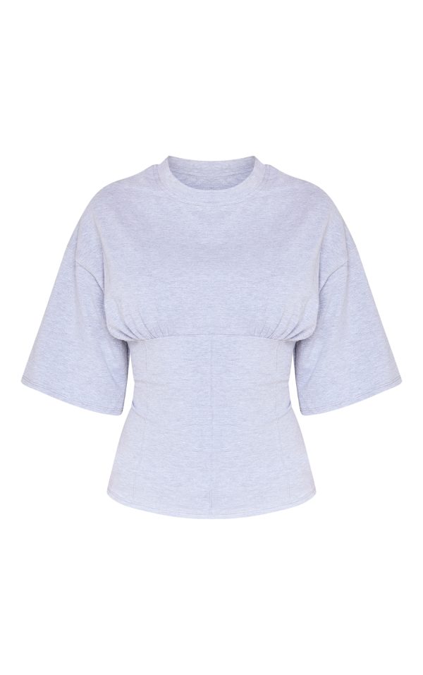 10578a9c4c460c06f595e3faccd194f52040a05d_CNK8351_5_grey_marl_ruched_bust_detail_fitted_t_shirt
