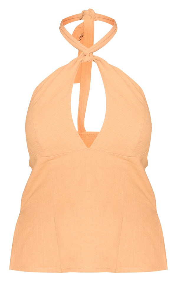 1073541d864f70c6b8b6f72ac7fb77c5f23b1dc7_CNM6330_5_shape_olive_linen_halterneck_top
