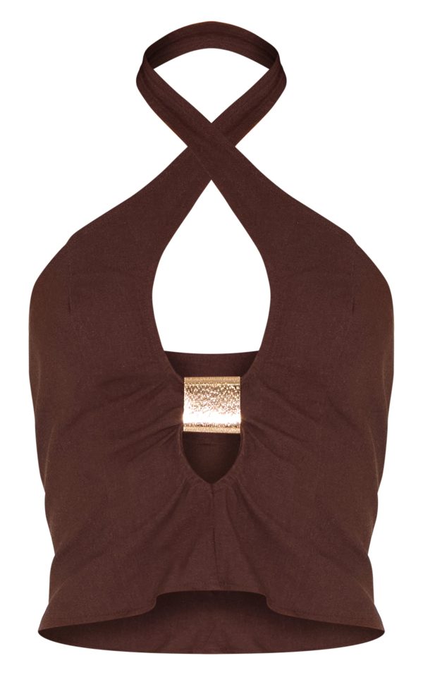 10a268d6f41fe5a058a99b46e582307e05eb5e51_CNM4455_5_tall_chocolate_trim_detail_halterneck_crop_top