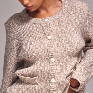 10e7d9e51e762c6dab1dff5e6215d8d222ffb0df_CNJ1284_3_mocha_marl_textured_bobble_knit_button_up_pocket_detail_cardigan