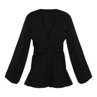 12011c5a429f9048cbeee04e72f38814f275cc8c_CNM7961_5_black_long_sleeve_plunge_twist_detail_playsuit