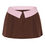 1244c866b1ec625a63da9ba6d6ef4ec4f5a45386_CNM2512_6_chocolate_brown_contrast_striped_waistband_mini_skirt