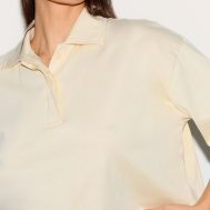145cebd65d3d0b133a33845760869702013099e4_CNM6623_4_cream_oversized_short_sleeve_polo_top