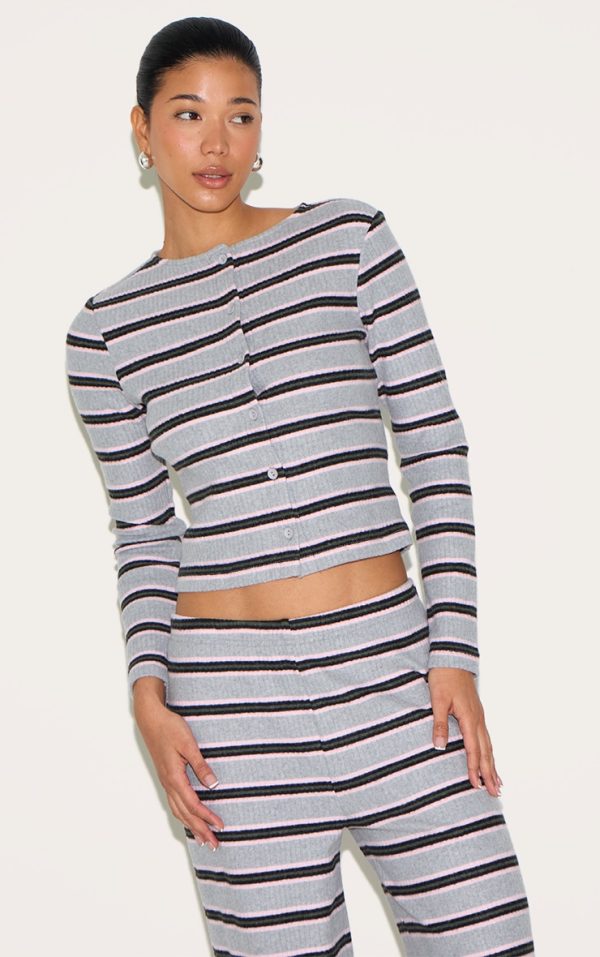 14ee2a54395ea181087fd41a5d4e1207380c1a30_CNM8649_1_grey_brushed_rib_striped_long_sleeve_button_up_top
