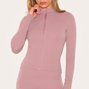 Mauve Sculpt Jacket