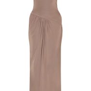150ec9143f8727b367862a2e34628e07ffa8ef46_CNM8725_5_mocha_double_layer_slinky_drop_waist_ruched_maxi_dress